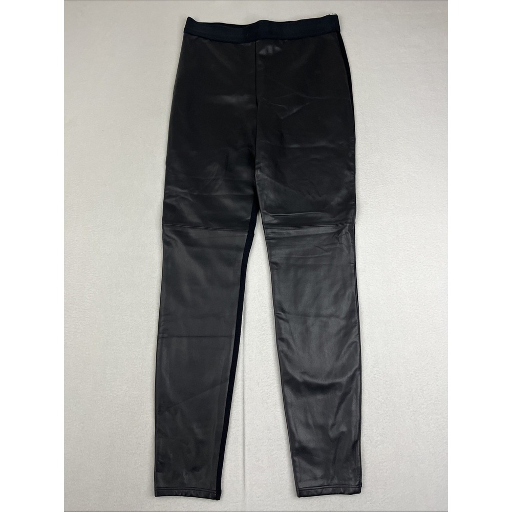 $238 BAILEY 44 Black Pavilion Pant Women's MEDIUM M Faux Leather